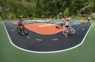 Innovative Bicycle Traffic Garden Opens at Huntington Park in Columbia