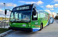 Flash Bus in Montgomery County (Photograph by Ben Shumin)